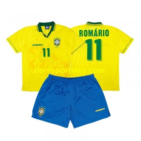 Koszulka Brazylia Romario 11 Retro Dziecięcy Domowe Koszulki Piłkarskie 1994 Krótki Rękaw